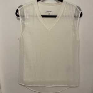 Calvin Klein sequined top